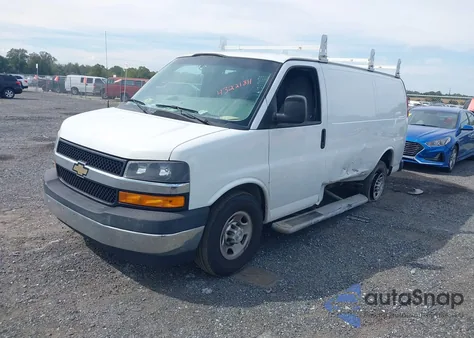 2019 Chevrolet Express 2500 Work Van from USA, damaged, VIN 1GCWGAFG0K1244020